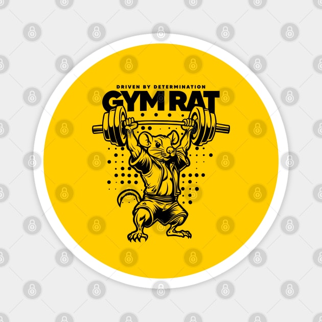 GYM RAT Magnet by artslaves